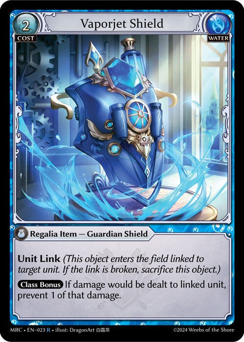 Image for Vaporjet Shield (023) (Mercurial Heart) (MRC) - Grand Archive TCG