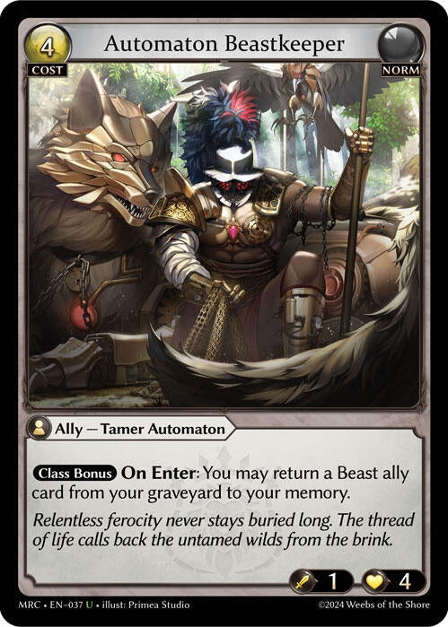 Automaton Beastkeeper (037) (Mercurial Heart)