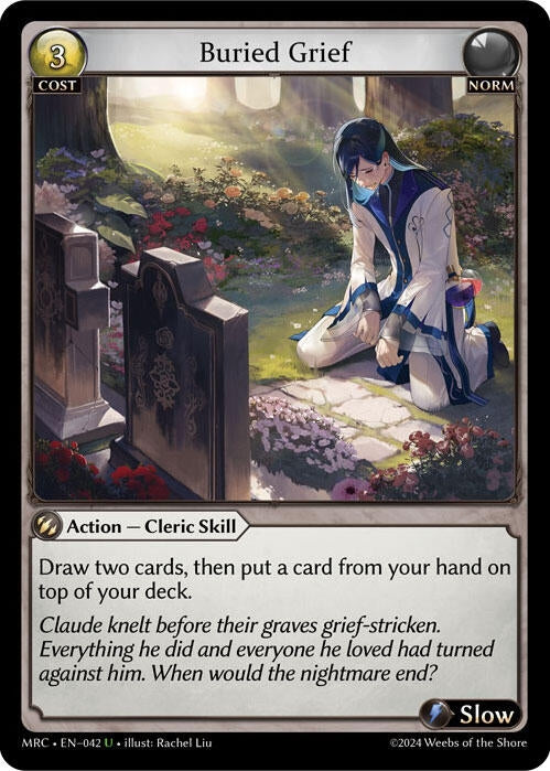 Image for Buried Grief (042) (Mercurial Heart) (MRC) - Grand Archive TCG
