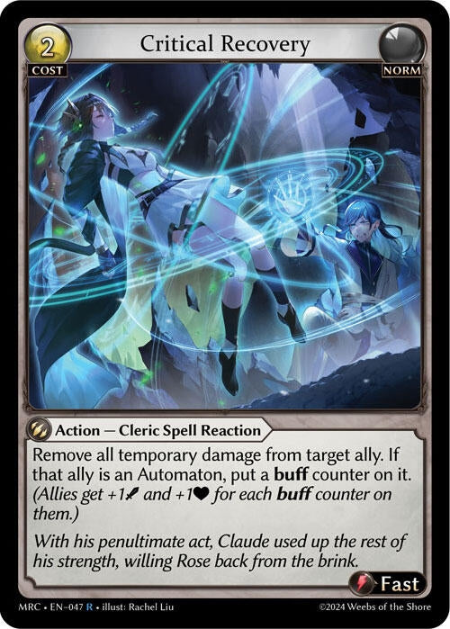 Image for Critical Recovery (047) (Mercurial Heart) (MRC) - Grand Archive TCG