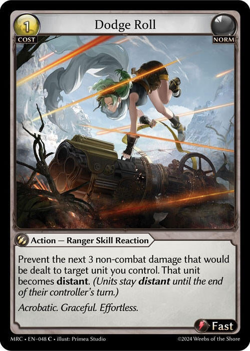 Image for Dodge Roll (048) (Mercurial Heart) (MRC) - Grand Archive TCG