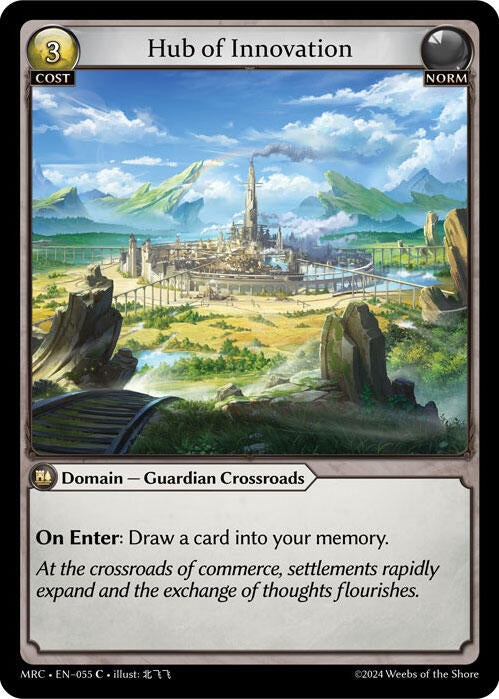 Image for Hub of Innovation (055) (Mercurial Heart) (MRC) - Grand Archive TCG