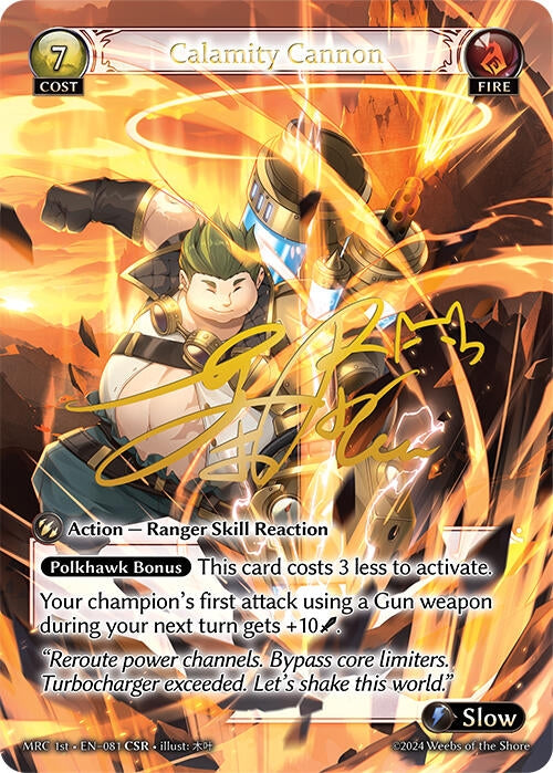 Image for Calamity Cannon (CSR) (081) (Mercurial Heart) (MRC) - Grand Archive TCG