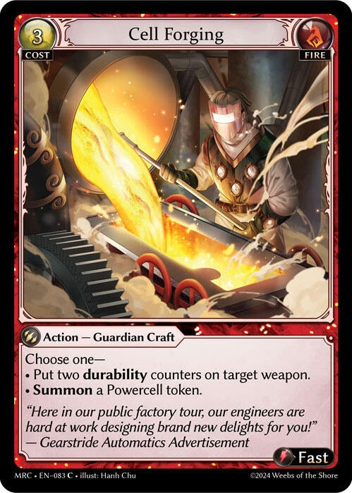 Image for Cell Forging (083) (Mercurial Heart) (MRC) - Grand Archive TCG