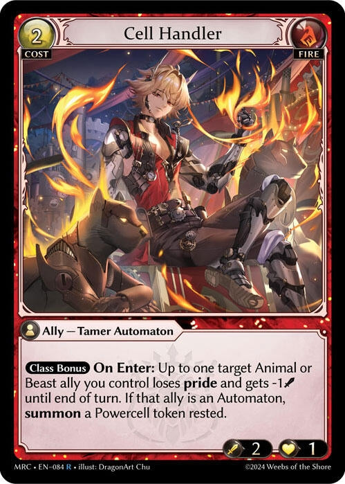 Image for Cell Handler (084) (Mercurial Heart) (MRC) - Grand Archive TCG