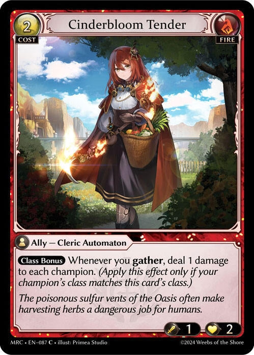Cinderbloom Tender (087) (Mercurial Heart)