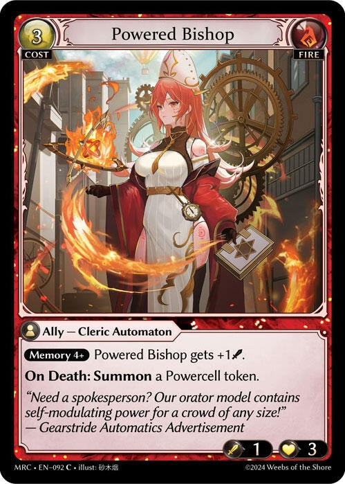 Image for Powered Bishop (092) (Mercurial Heart) (MRC) - Grand Archive TCG