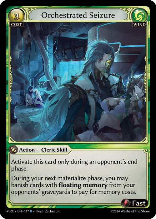 Image for Orchestrated Seizure (147) (Mercurial Heart) (MRC) - Grand Archive TCG