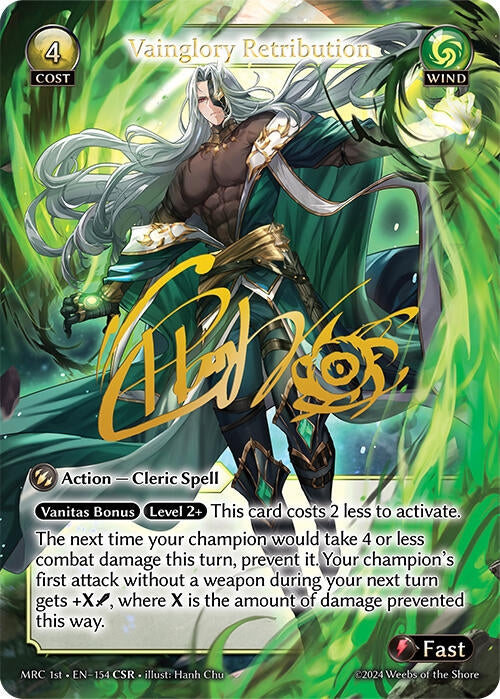 Image for Vainglory Retribution (CSR) (154) (Mercurial Heart) (MRC) - Grand Archive TCG