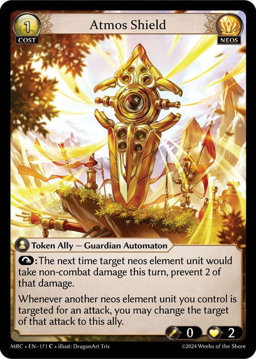 Image for Atmos Shield (171) (Mercurial Heart) (MRC) - Grand Archive TCG