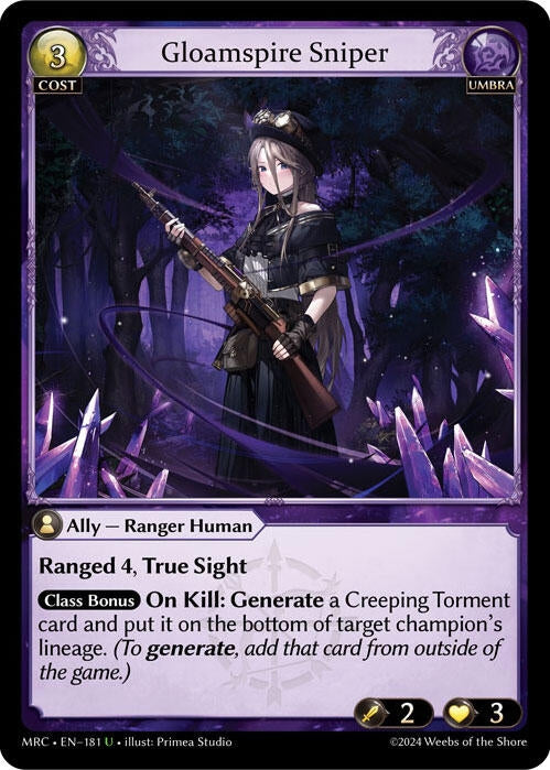 Gloamspire Sniper (181) (Mercurial Heart)