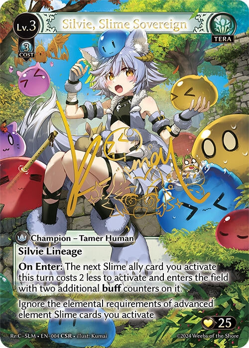 Image for Silvie, Slime Sovereign (CSR) (004) (Silvie Re:Collection, Slime Sovereign) (SLM) - Grand Archive TCG