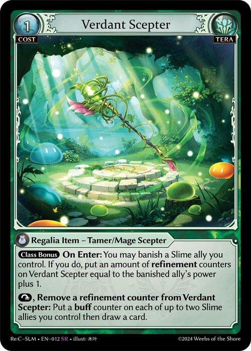 Image for Verdant Scepter (012) (Silvie Re:Collection, Slime Sovereign) (SLM) - Grand Archive TCG