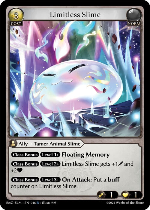 Image for Limitless Slime (016) (Silvie Re:Collection, Slime Sovereign) (SLM) - Grand Archive TCG