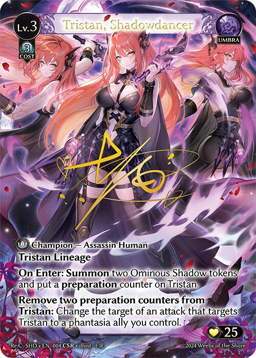 Image for Tristan, Shadowdancer (CSR) (004) (Tristan Re:Collection, Shadowdancer) (SHD) - Grand Archive TCG