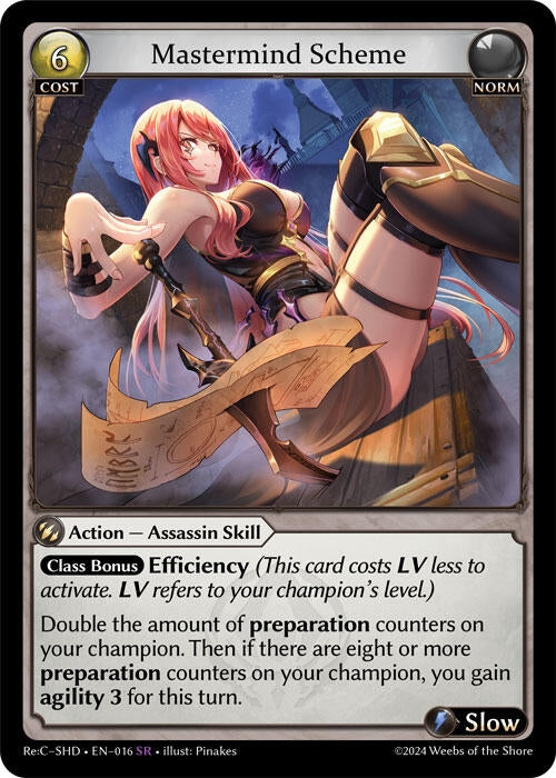 Image for Mastermind Scheme (016) (Tristan Re:Collection, Shadowdancer) (SHD) - Grand Archive TCG