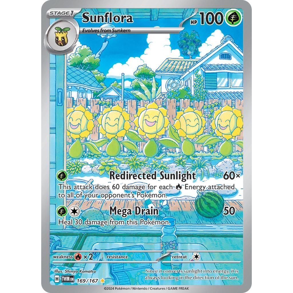 Sunflora (169/167) (SV06: Twilight Masquerade) - PokeBox USA
