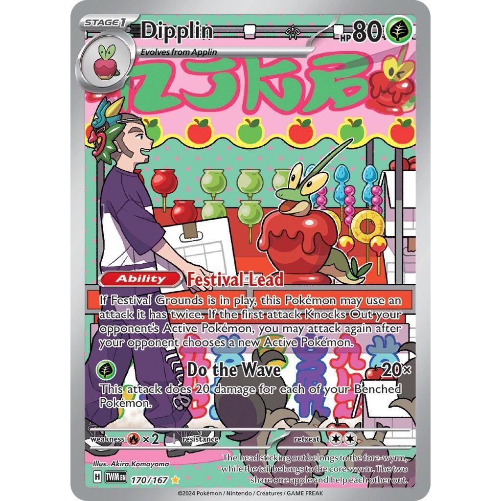 Image for Dipplin (170/167) (SV06: Twilight Masquerade) - Pokemon