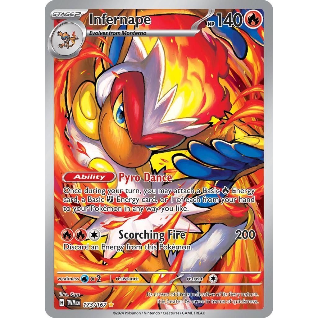 Infernape (173/167) (SV06: Twilight Masquerade) - PokeBox USA