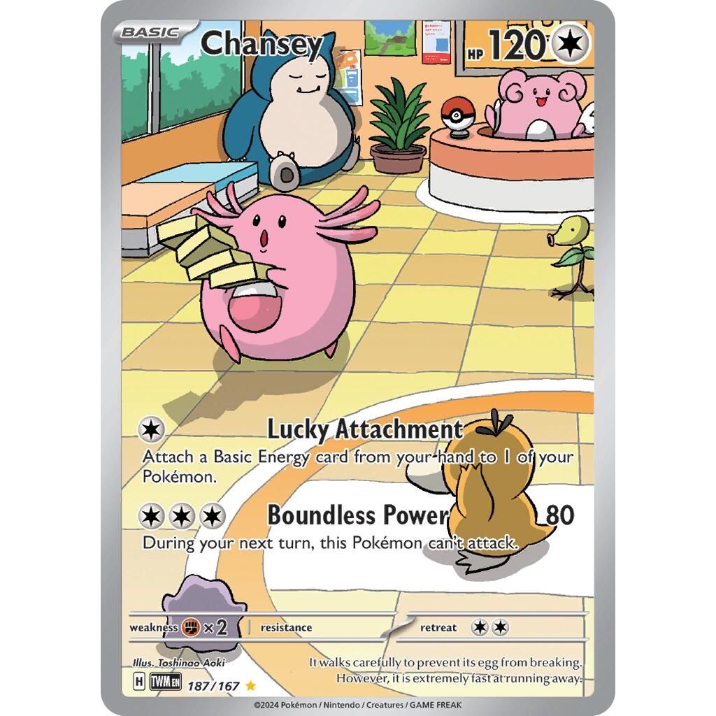 Image for Chansey (187/167) (SV06: Twilight Masquerade) - Pokemon