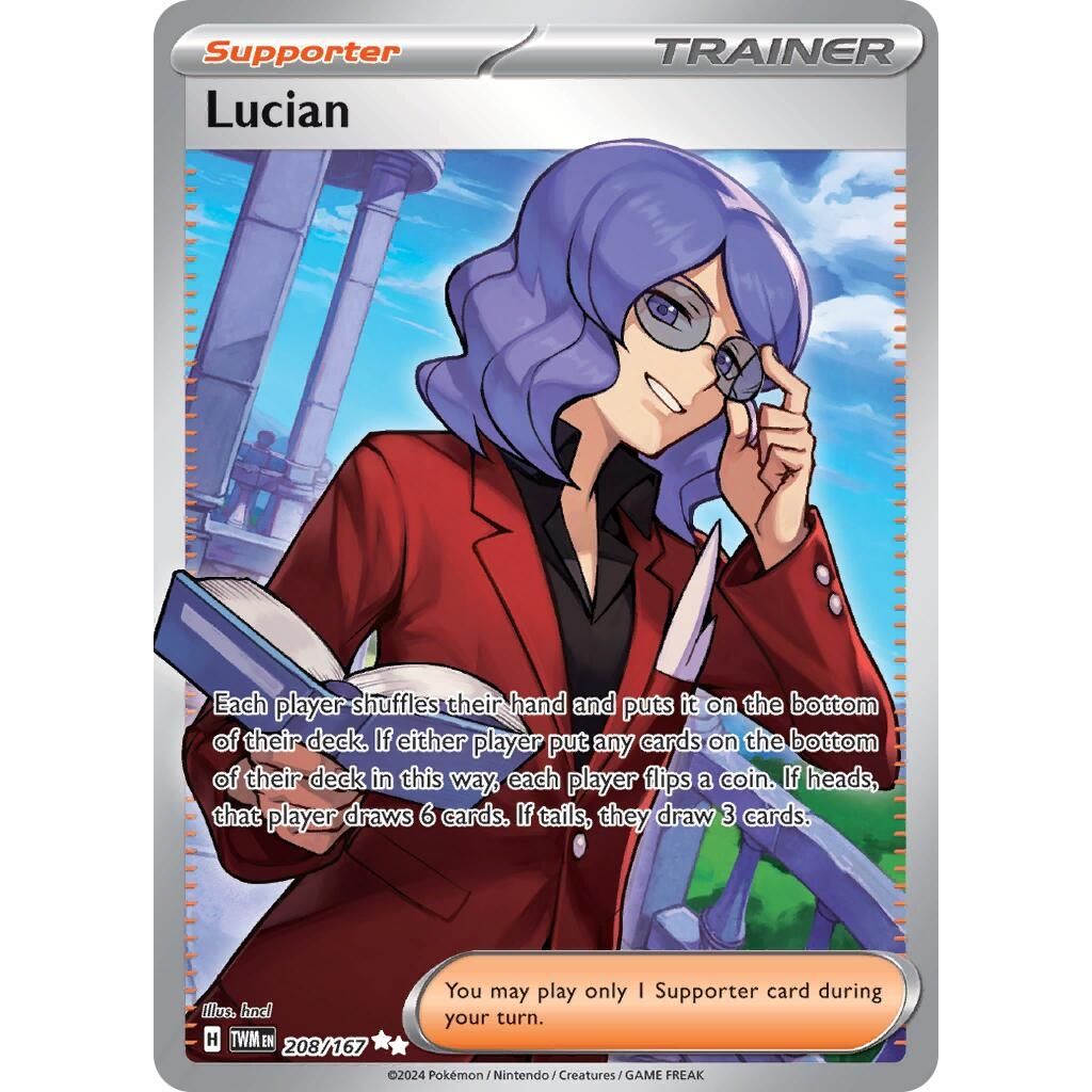 Lucian (208/167) (SV06: Twilight Masquerade) - PokeBox USA