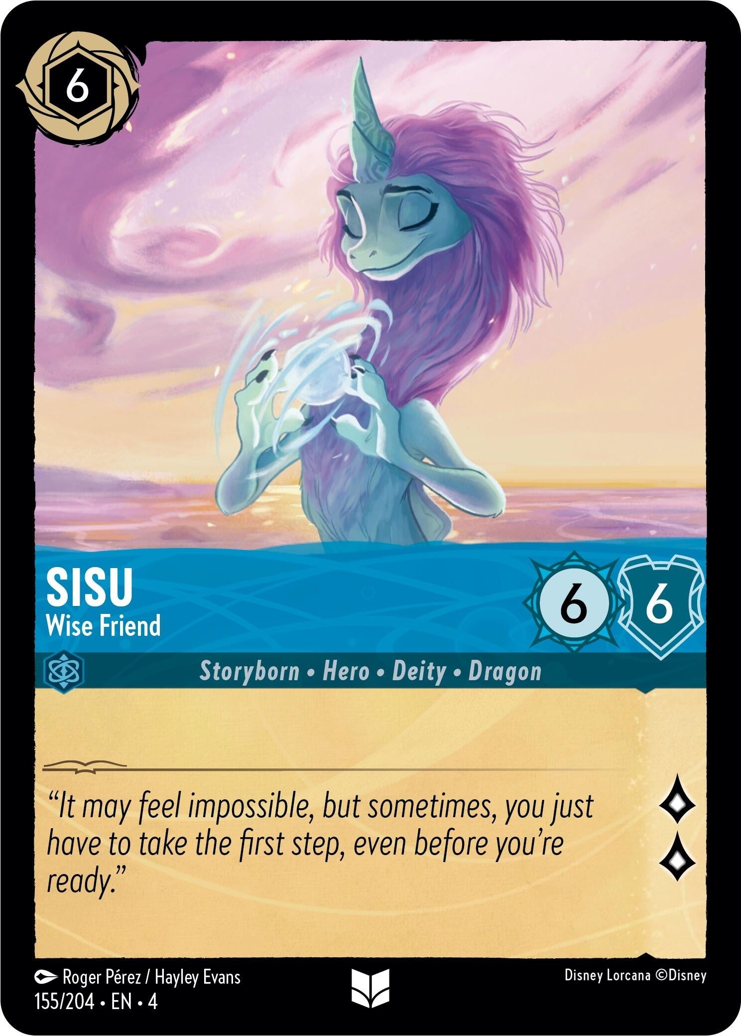 Image for Sisu - Wise Friend (155/204) (Ursula's Return) (4) - Disney Lorcana