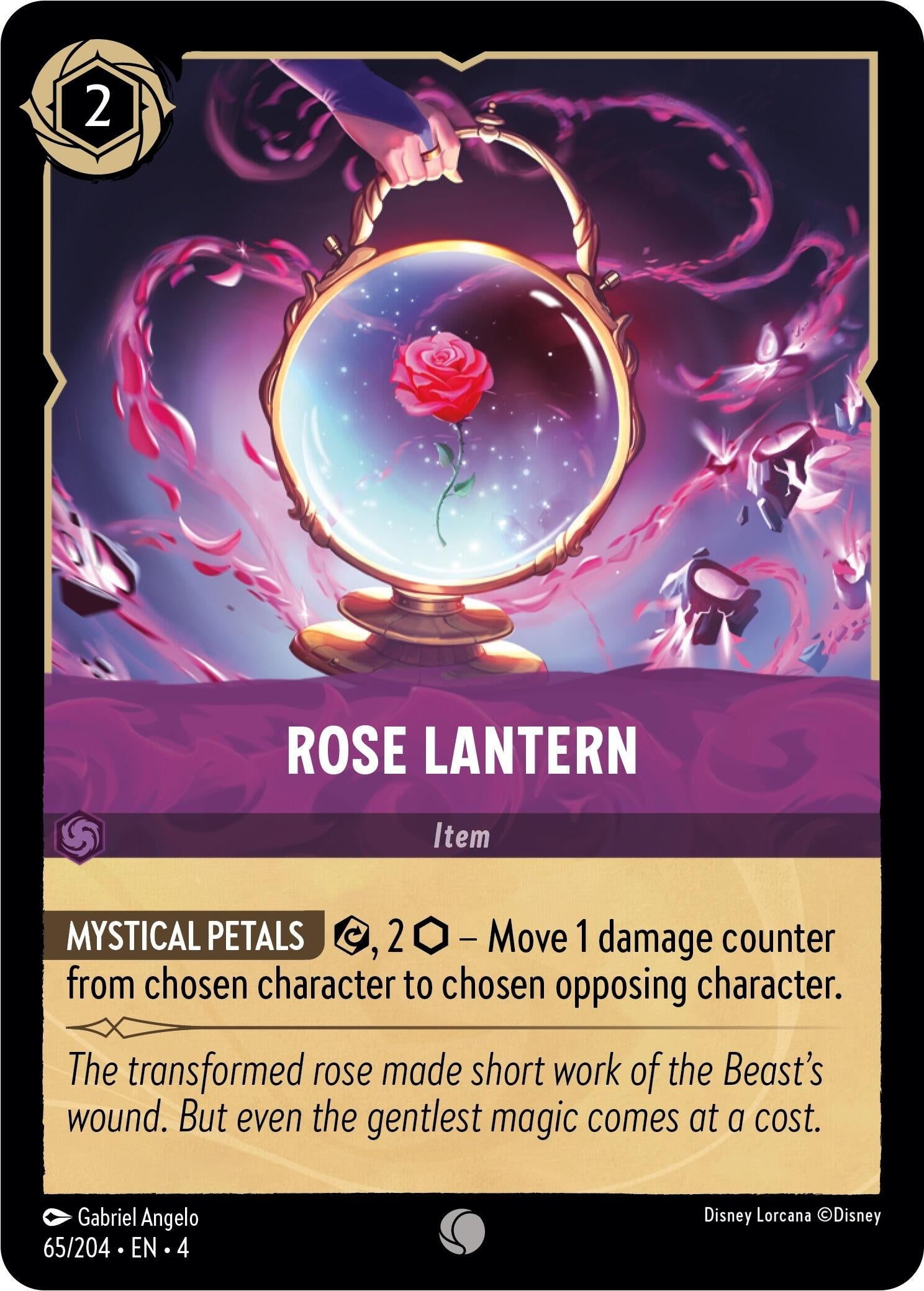 Image for Rose Lantern (65/204) (Ursula's Return) (4) - Disney Lorcana
