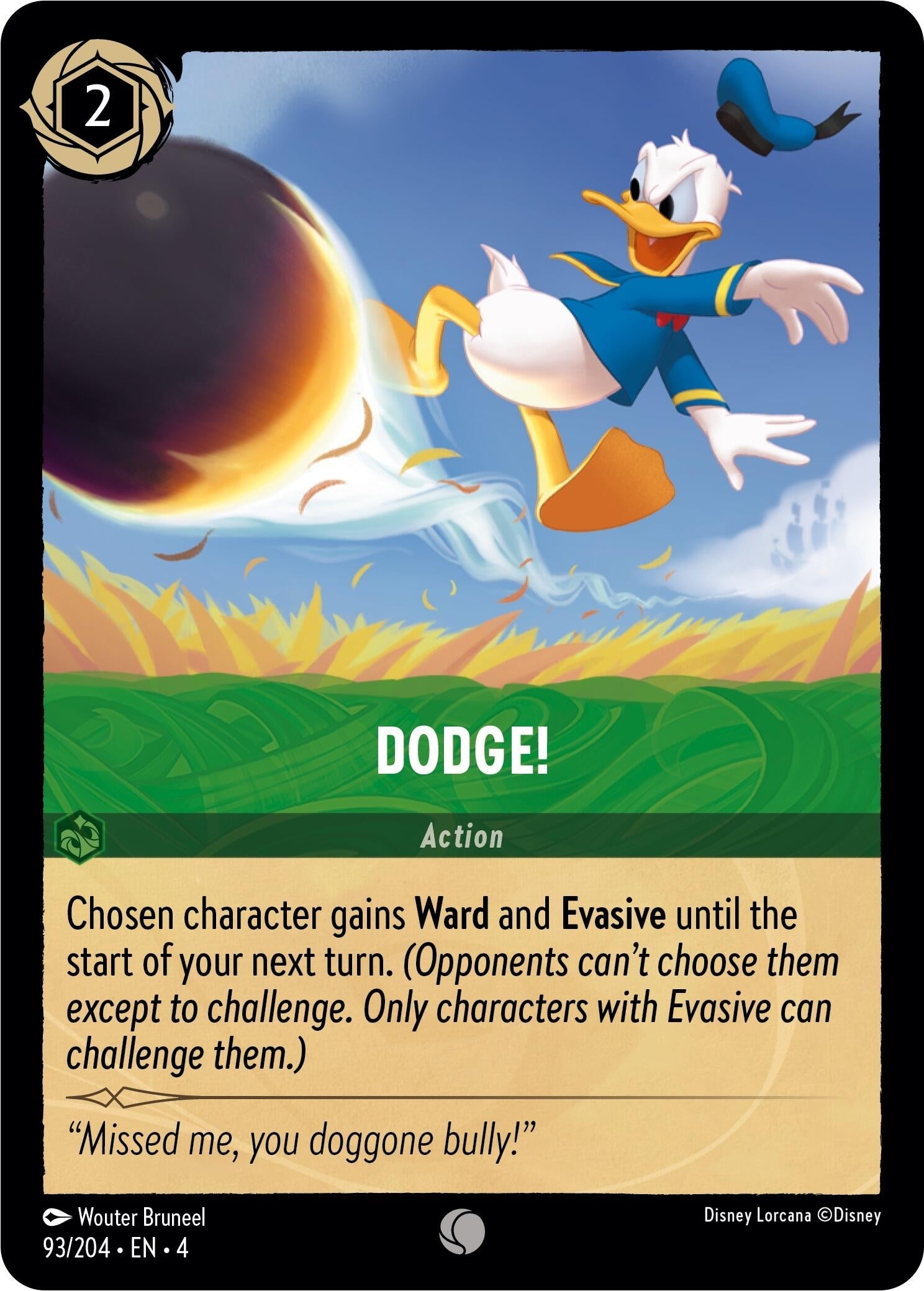 Image for Dodge! (93/204) (Ursula's Return) (4) - Disney Lorcana