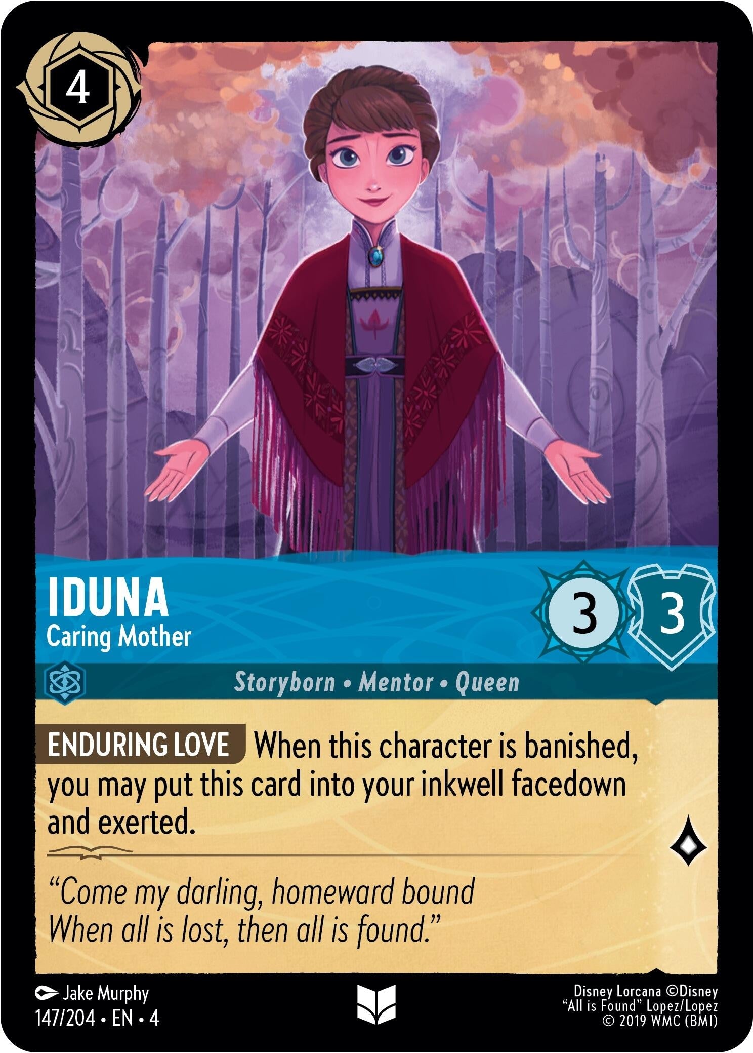 Image for Iduna - Caring Mother (147/204) (Ursula's Return) (4) - Disney Lorcana