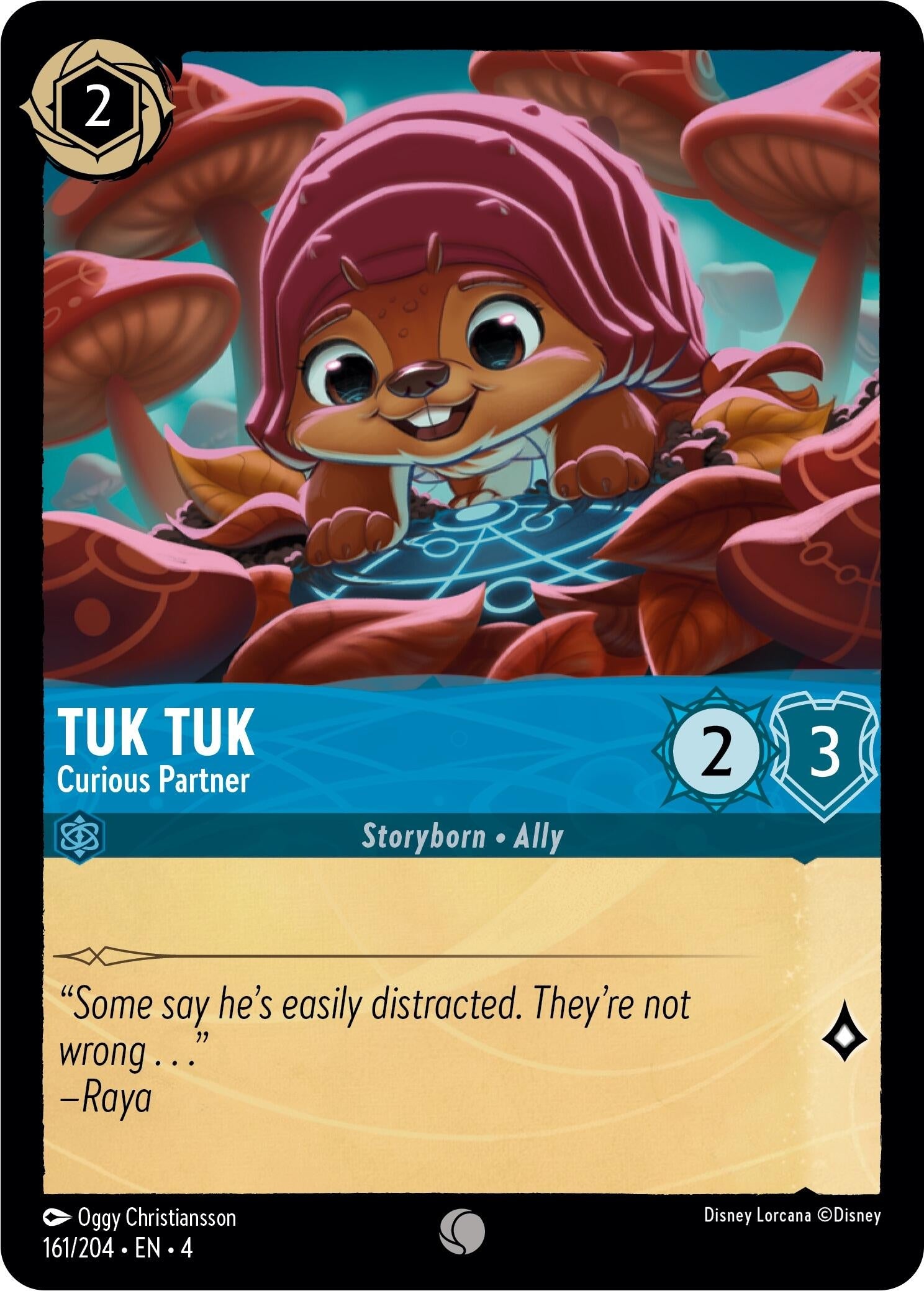 Image for Tuk Tuk - Curious Partner (161/204) (Ursula's Return) (4) - Disney Lorcana