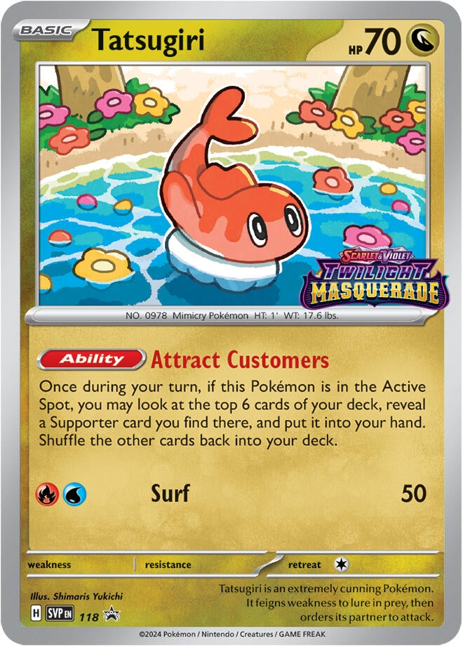 Image for Tatsugiri - 118 (118) (SV: Scarlet & Violet Promo Cards) (SVP) - Pokemon