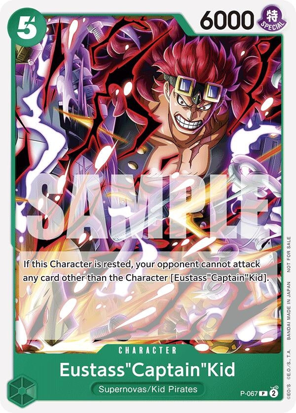 Image for Eustass"Captain"Kid (OP-07 Pre-Release Tournament) (P-067) (One Piece Promotion Cards) (OP-PR) - One Piece Card Game