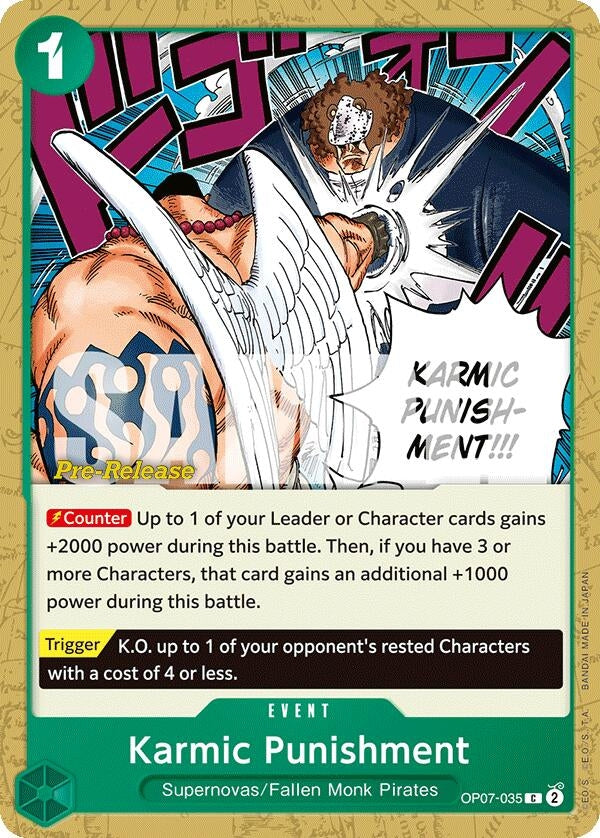 Image for Karmic Punishment (OP07-035) (500 Years in the Future Pre-Release Cards) (OP07 PRE) - One Piece Card Game