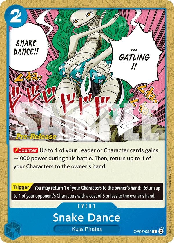 Image for Snake Dance (OP07-055) (500 Years in the Future Pre-Release Cards) (OP07 PRE) - One Piece Card Game