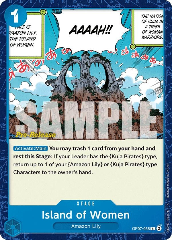 Image for Island of Women (OP07-058) (500 Years in the Future Pre-Release Cards) (OP07 PRE) - One Piece Card Game