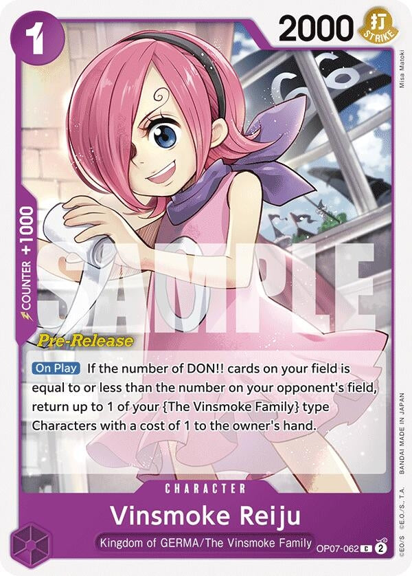 Image for Vinsmoke Reiju (OP07-062) (500 Years in the Future Pre-Release Cards) (OP07 PRE) - One Piece Card Game
