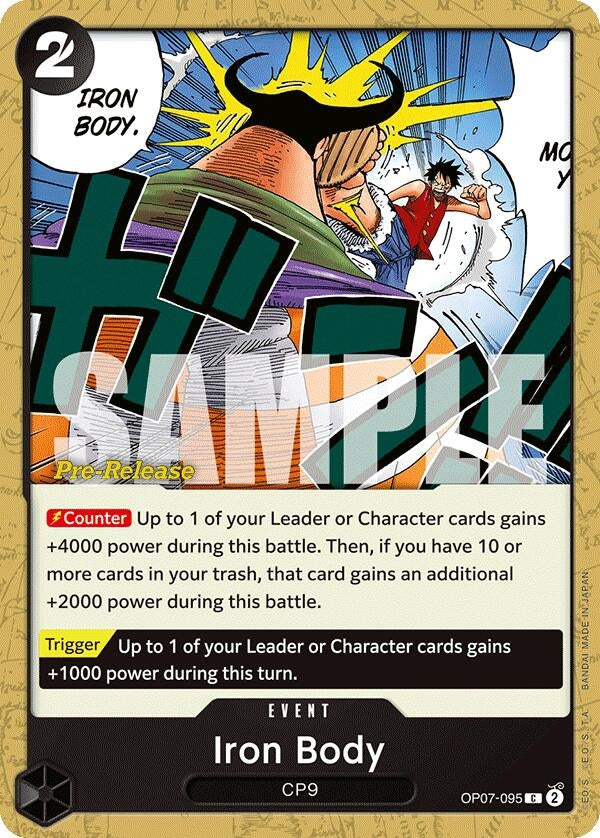 Image for Iron Body (OP07-095) (500 Years in the Future Pre-Release Cards) (OP07 PRE) - One Piece Card Game