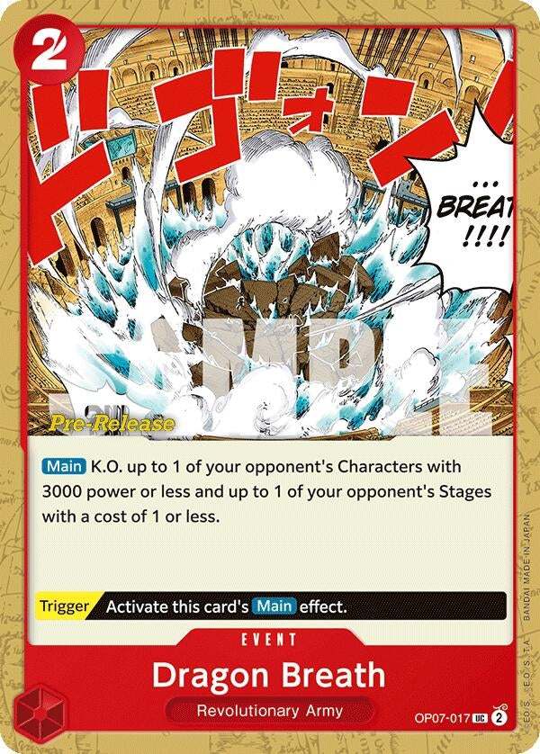 Image for Dragon Breath (OP07-017) (500 Years in the Future Pre-Release Cards) (OP07 PRE) - One Piece Card Game