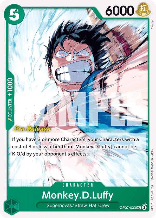 Image for Monkey.D.Luffy (033) (OP07-033) (500 Years in the Future Pre-Release Cards) (OP07 PRE) - One Piece Card Game