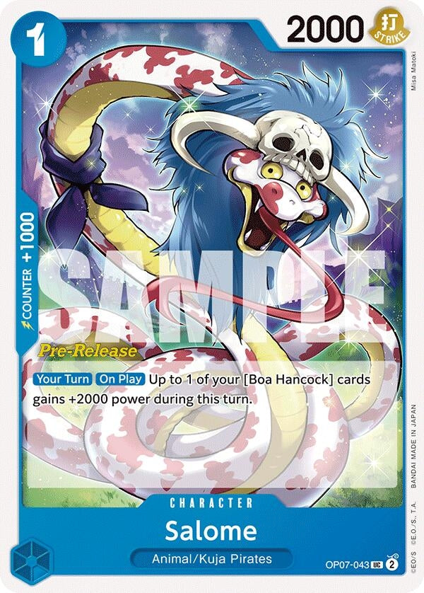 Image for Salome (OP07-043) (500 Years in the Future Pre-Release Cards) (OP07 PRE) - One Piece Card Game