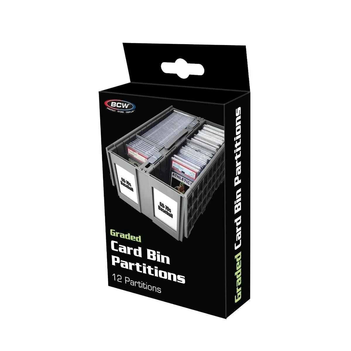 Image for Graded Card Bin Partitions - Gray - Deck Boxes