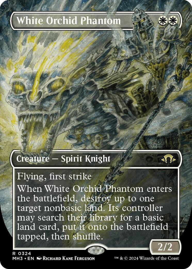 White Orchid Phantom (Borderless) (324) (Modern Horizons 3)
