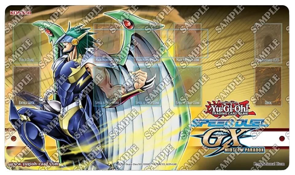 Image for Yu-Gi-Oh! 2023 Speed Duel GX Midterm Paradox Game Mat - Elemental HERO Tempest - Playmats