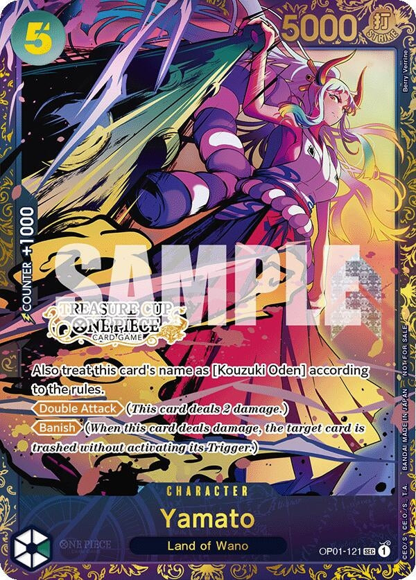Image for Yamato (Treasure Cup) (OP01-121) (One Piece Promotion Cards) (OP-PR) - One Piece Card Game