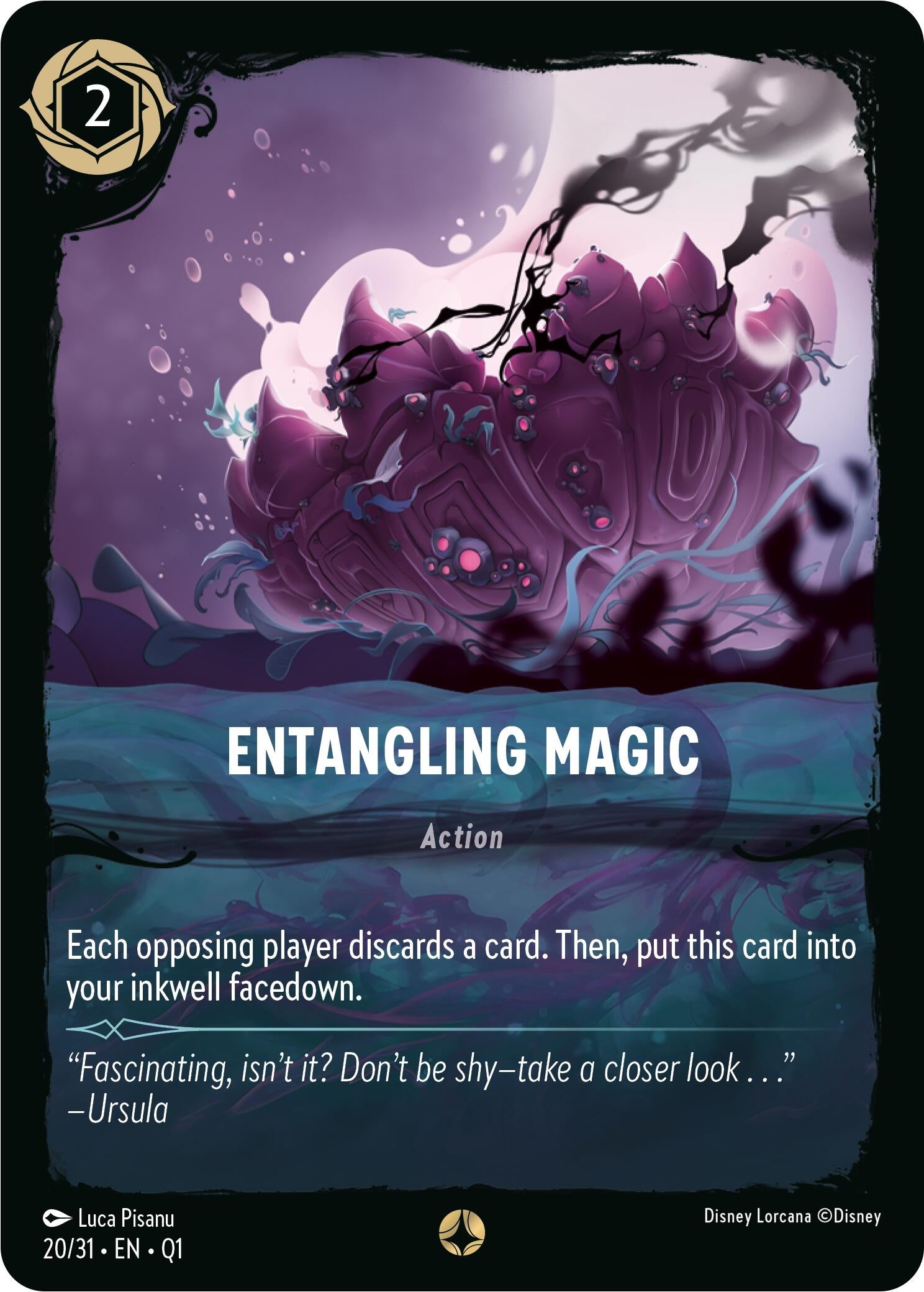 Image for Entangling Magic (20/31) (Illumineer's Quest: Deep Trouble) (Q1) - Disney Lorcana