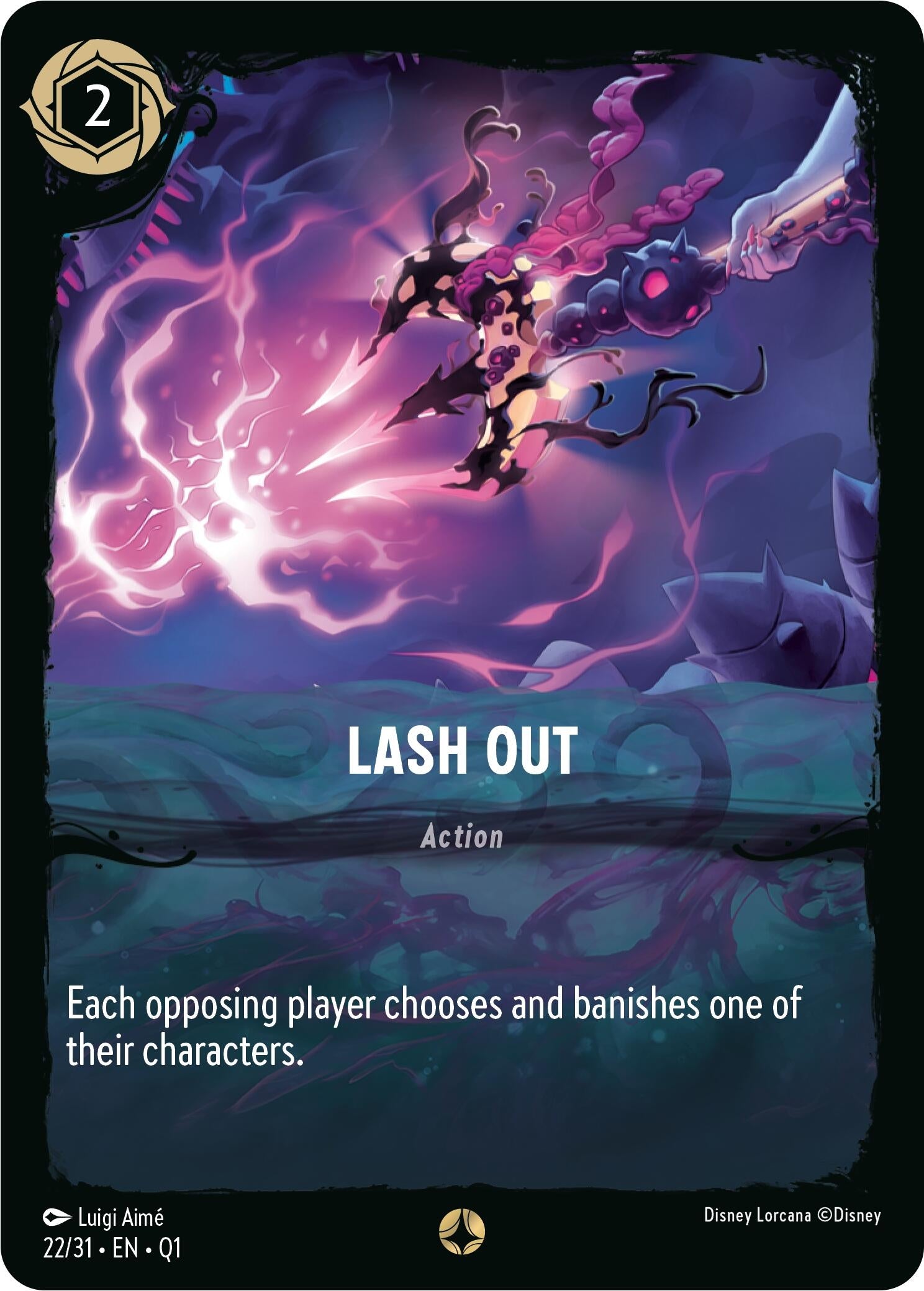Image for Lash Out (22/31) (Illumineer's Quest: Deep Trouble) (Q1) - Disney Lorcana