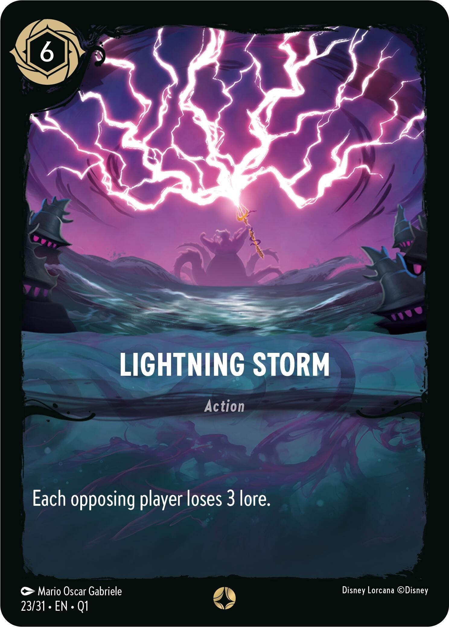 Image for Lightning Storm (23/31) (Illumineer's Quest: Deep Trouble) (Q1) - Disney Lorcana
