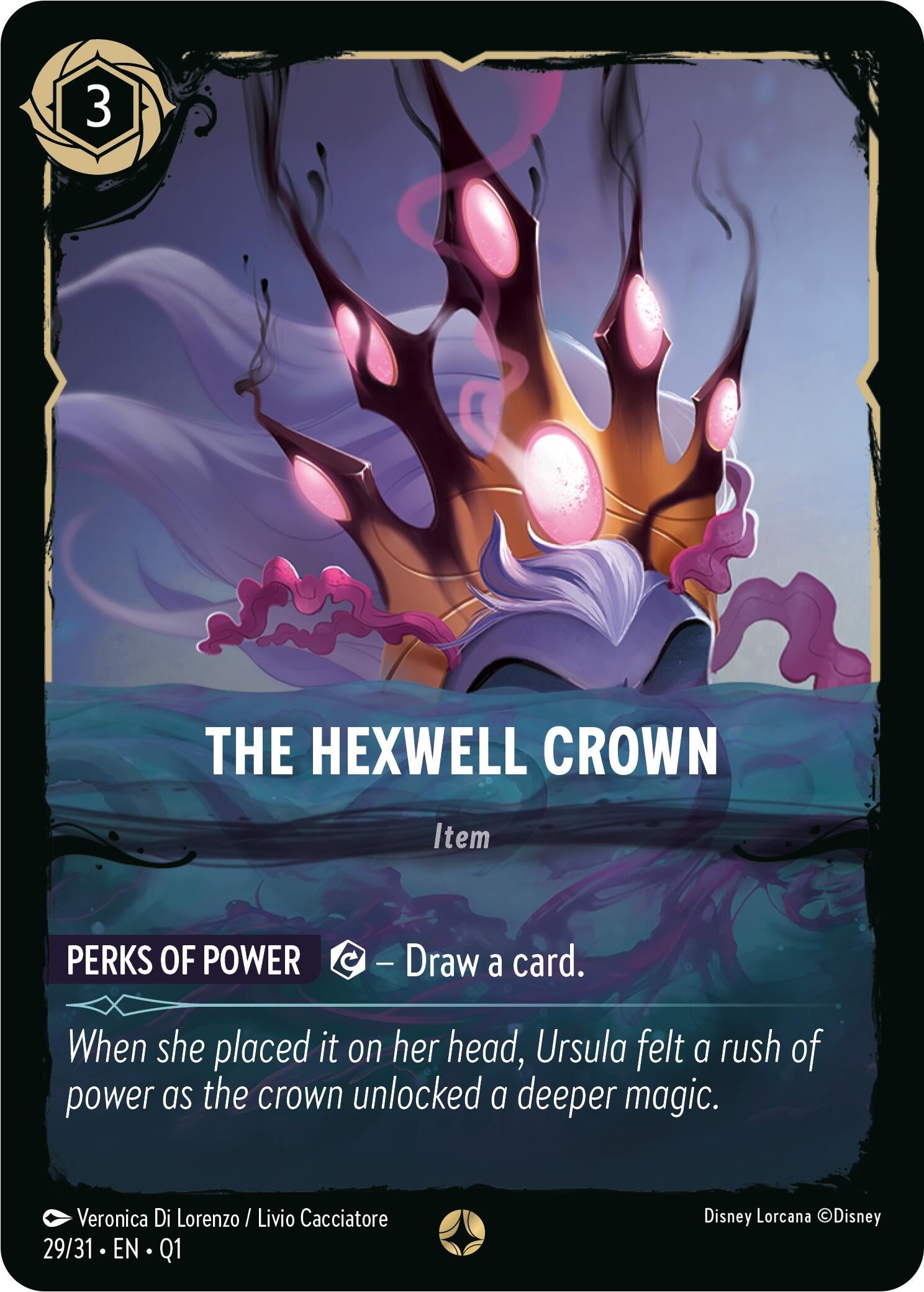 Image for The Hexwell Crown (29/31) (Illumineer's Quest: Deep Trouble) (Q1) - Disney Lorcana