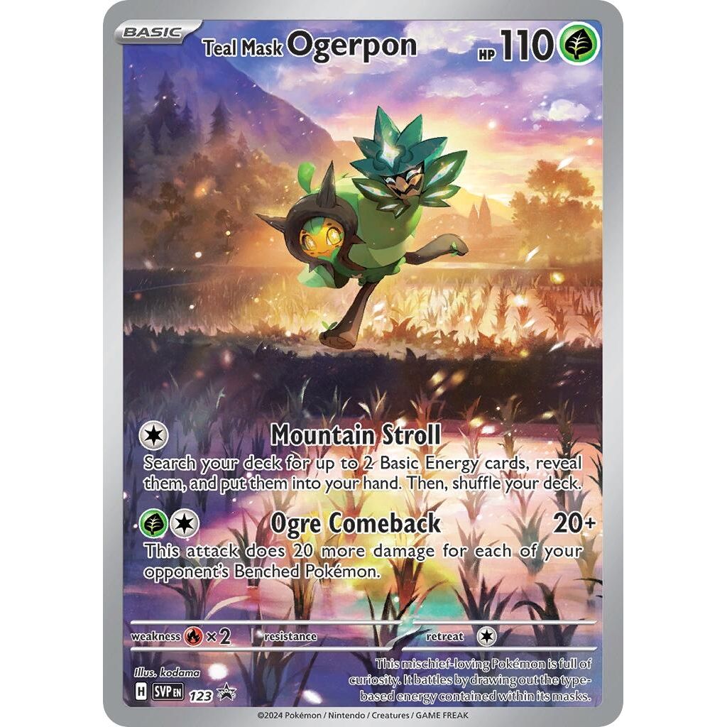 Teal Mask Ogerpon - 123 (123) (SV: Scarlet & Violet Promo Cards) - PokeBox USA