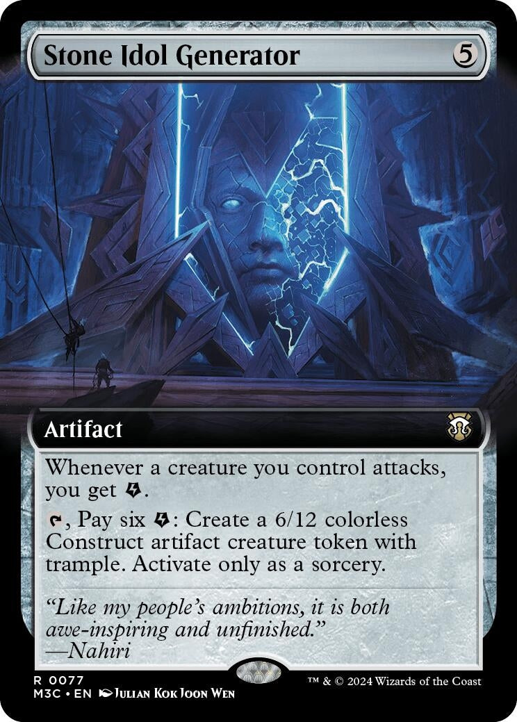 Stone Idol Generator (Extended Art) (77) (Modern Horizons 3)